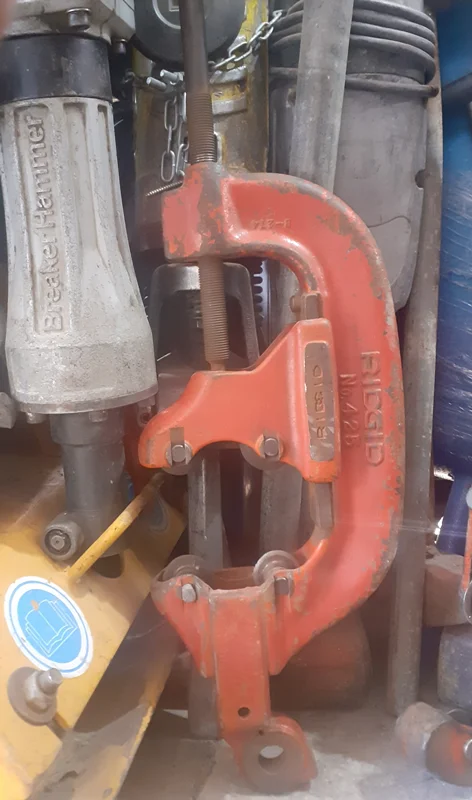 لوله بر "۴ اینچ ۴ تیغ ریجید آمریکا اصلی مدل RIDGID 425 استوک