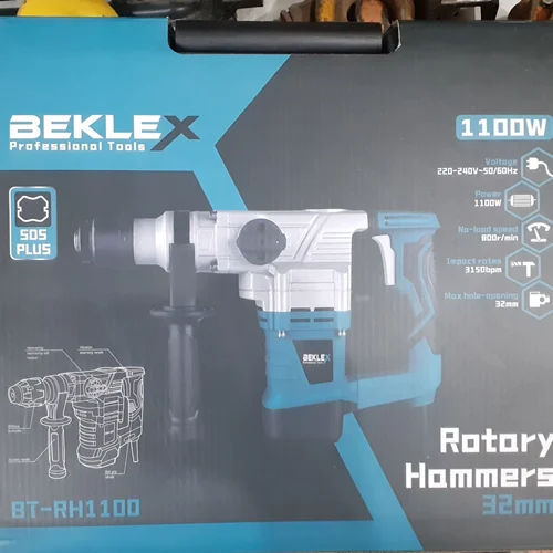 دریل بتن کن 5 کیلوگرمی 4 شیار 32 میلی متری بکلکس مدل BEKLEX BT-RH1100