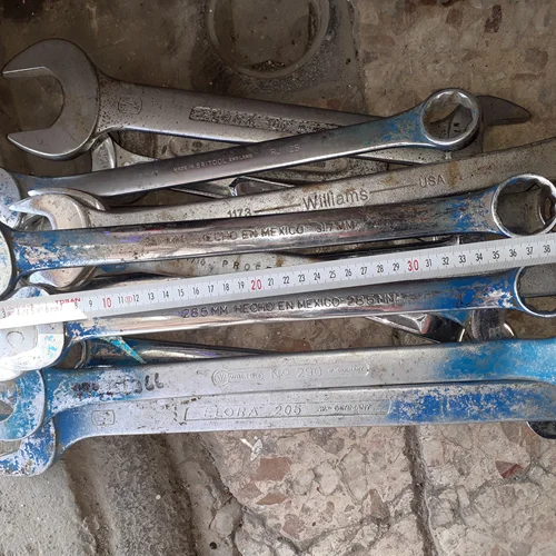 آچار یک سر تخت یک سر رینگ URREA مکزیک سایز ۱/۸ ۱ اینچ یا ۲۸ میلی متر