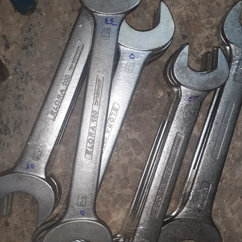 آچار دو سر تخت سایز "۲ و "۱۳/۱۶ ۱ اینچ یا ۵۰-۴۶ میلی متر الورا آلمان غرب اصلی مدل ELORA100 WG