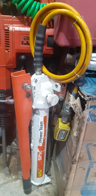 جک ۱۰ تن کتابی انرپک آمریکا اصلی همراه پمپ ۷۰۰ بار Power Team آمریکا مدل RSM-100 استوک