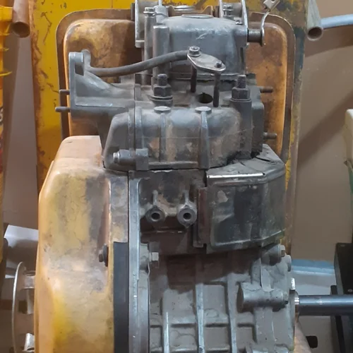 کاتر آسفالت بر بتن بر دیزلی(گازوئیلی) سری قدیم کاما(موتور زرد) ۱۵ اسب مدل Kama 15HP استوک