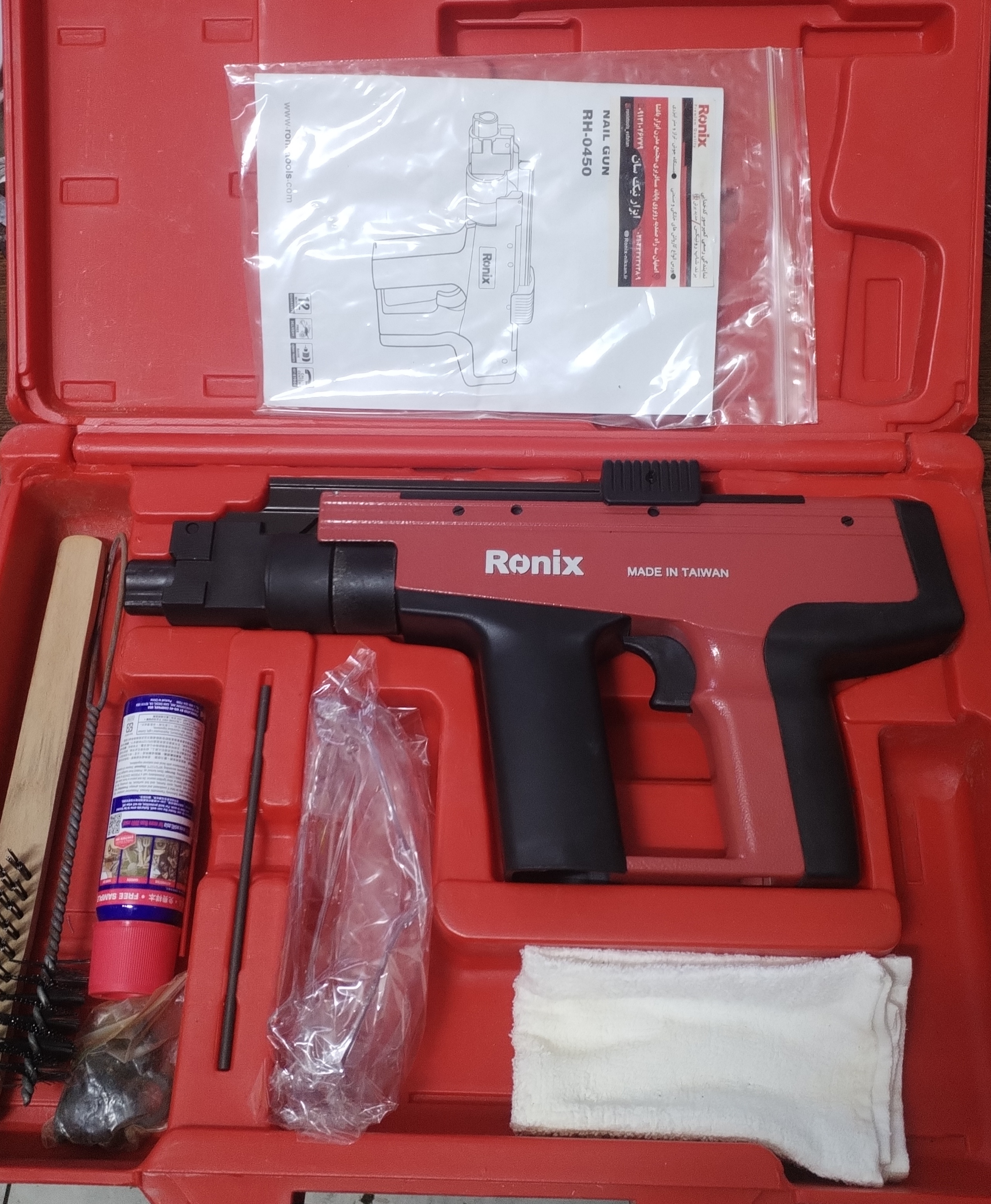 تفنگ میخکوب چاشنی خور رونیکس تایوان اصلی مدل RONIX RH-0450