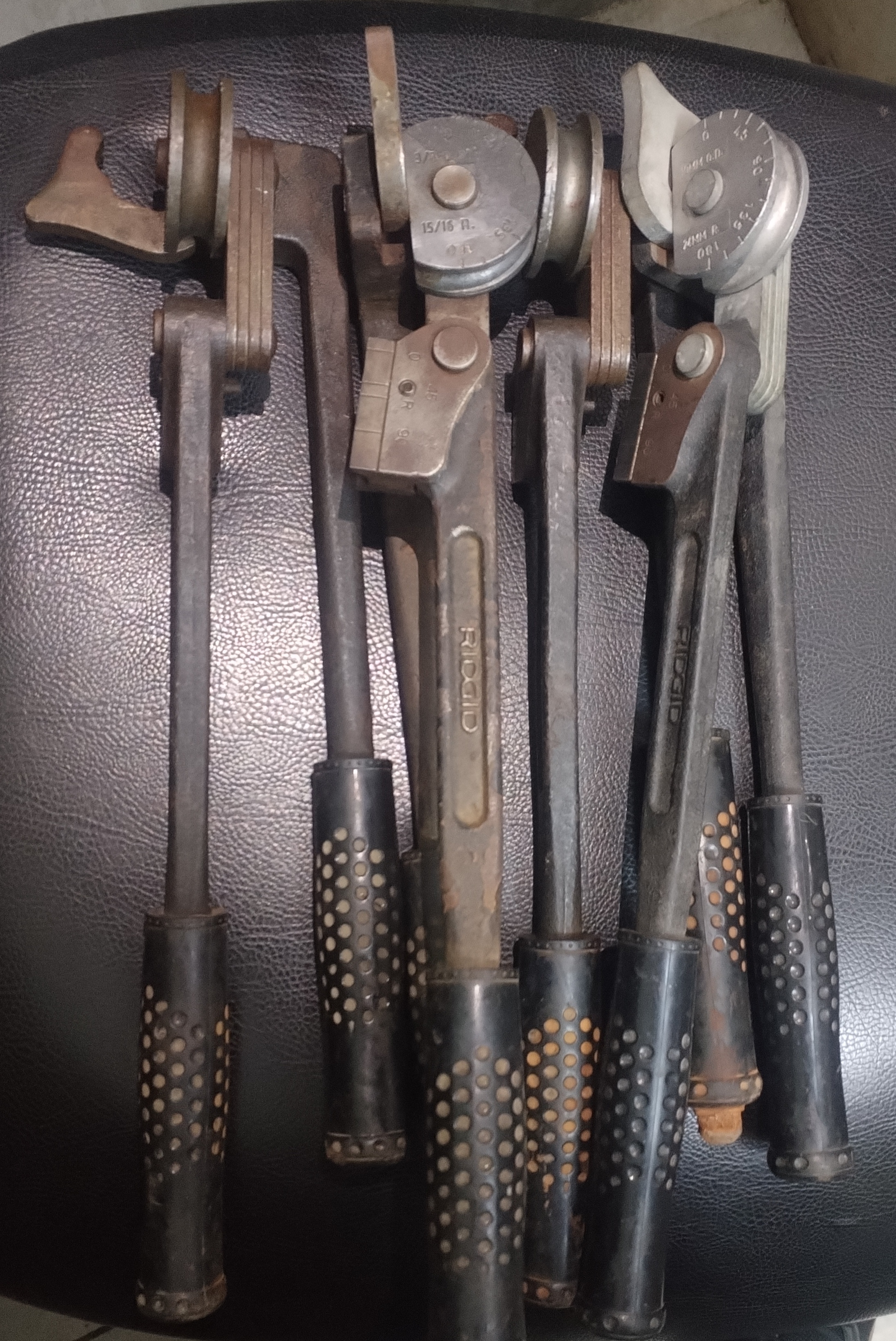 لوله خمکن اهرمی RIDGID آمریکا اصلی سایز ۳/۸ یا ۱۰ میلی متر ریجید آمریکا استوک
