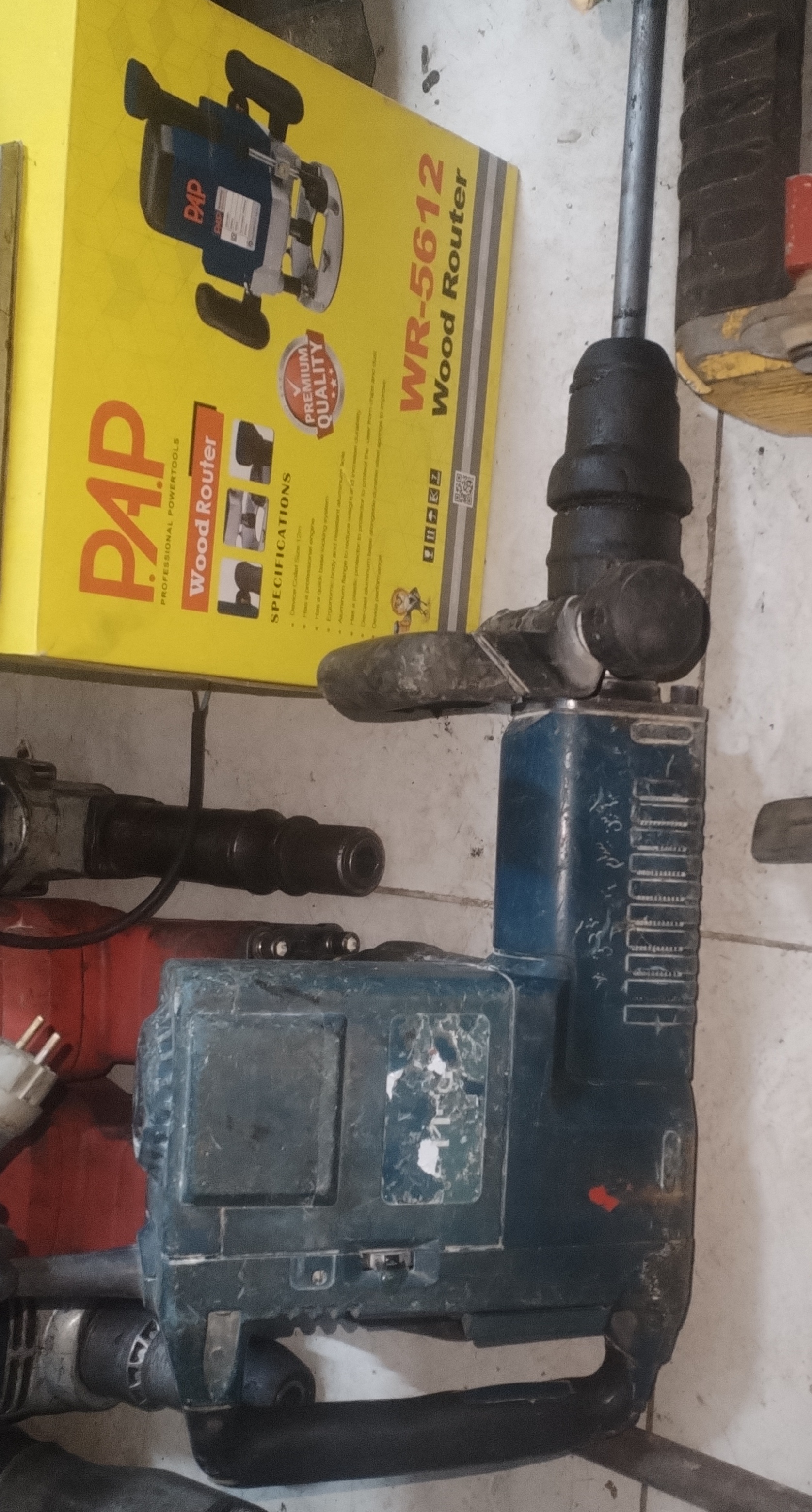 چکش تخریب 5 شیار 11 کیلوگرمی 1500 وات پوکا مدل PUKKA H401 استوک