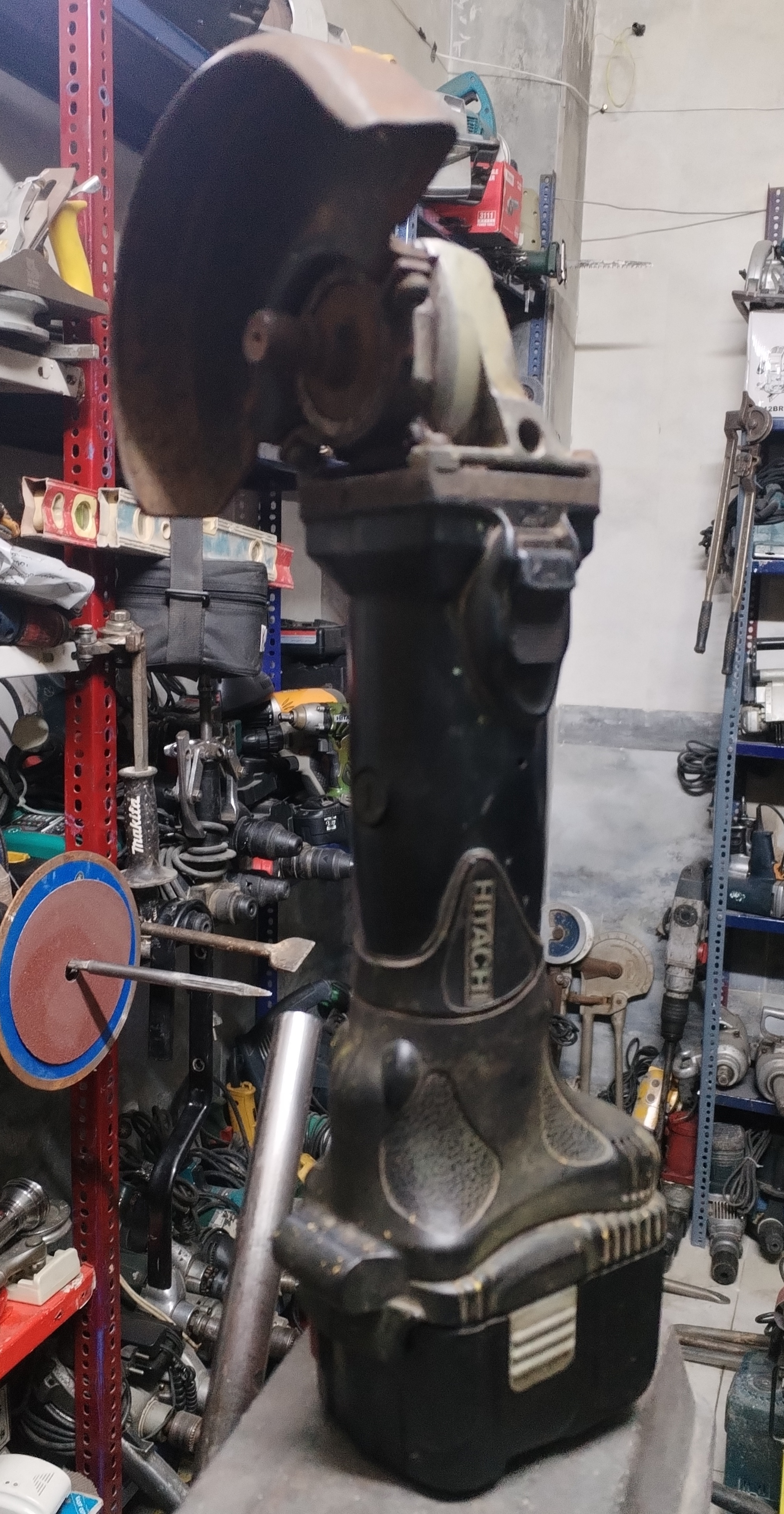 مینی فرز شارژی 18 ولت لیتیومی 115 میلیمتری هیتاچی ژاپن اصلی مدل HITACHI G18DL استوک