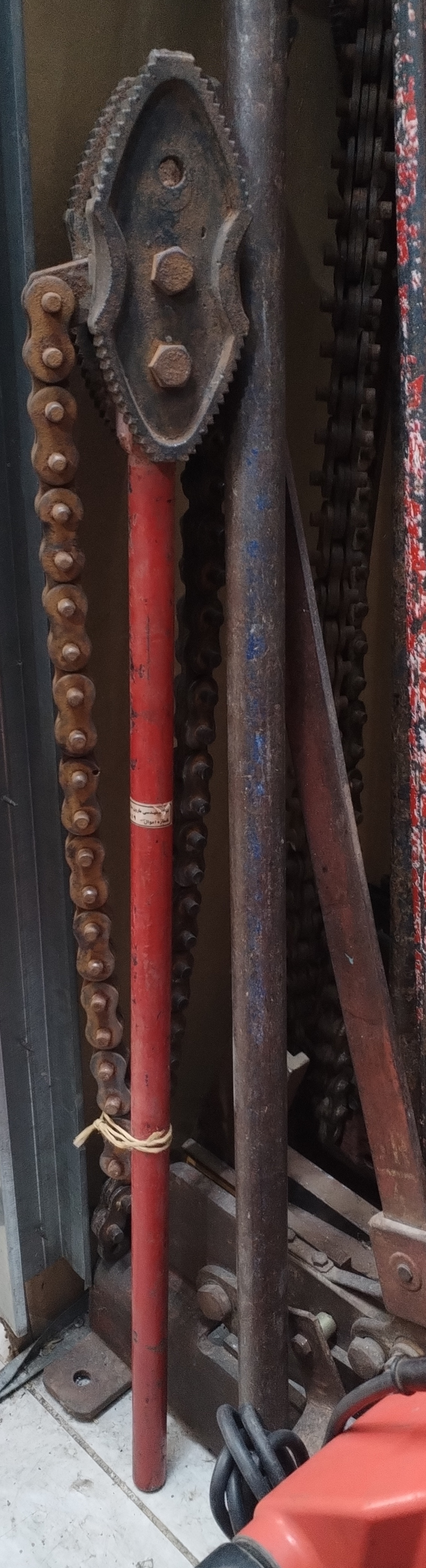 آچار لوله گیر زنجیری "6 اینچ دو کله دیاموند ژاپن اصلی مدل DIAMOND6 استوک