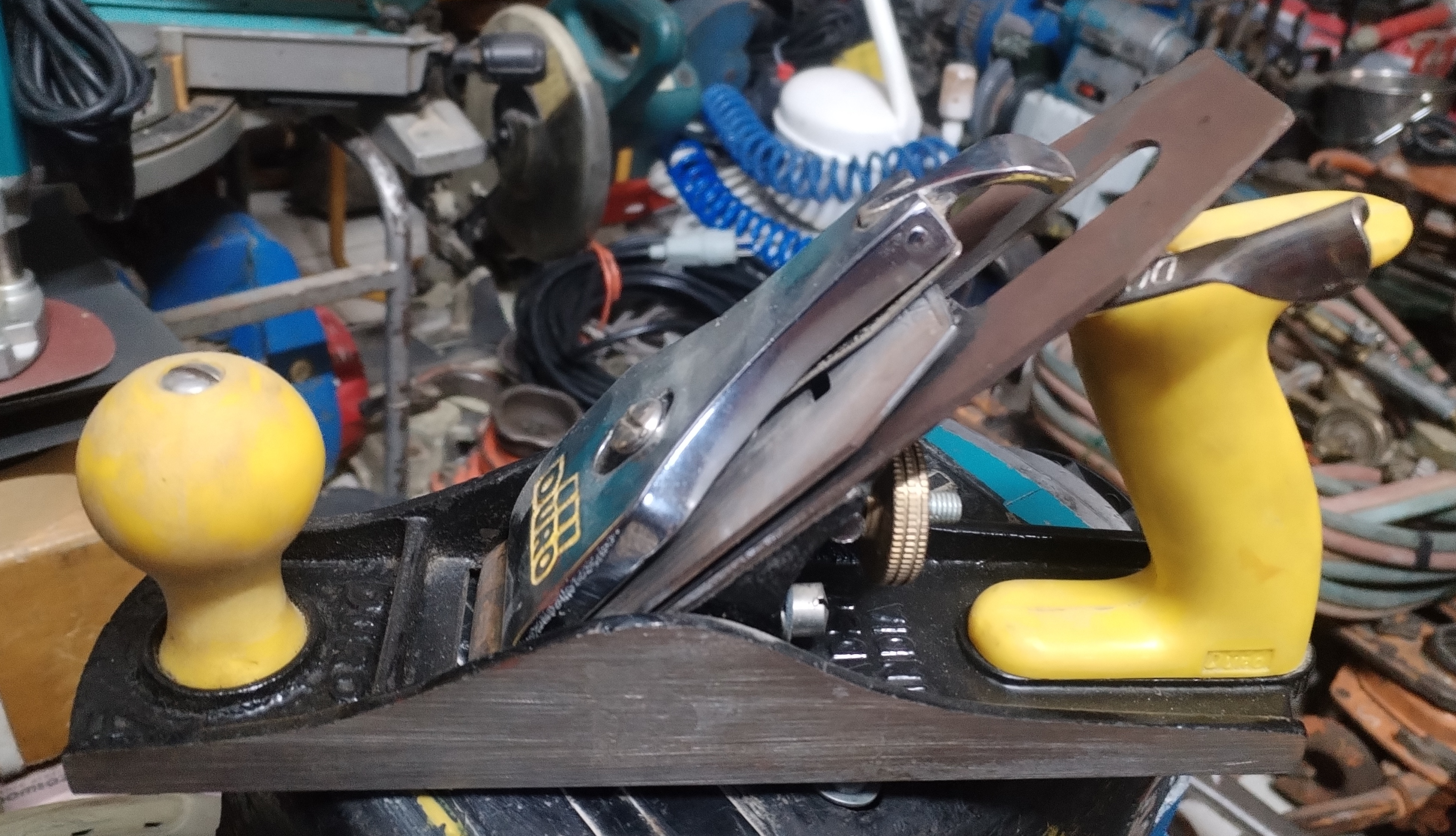 رنده نجاری دستی DURO هند اصلی همراه تیغه مدل INDIA6