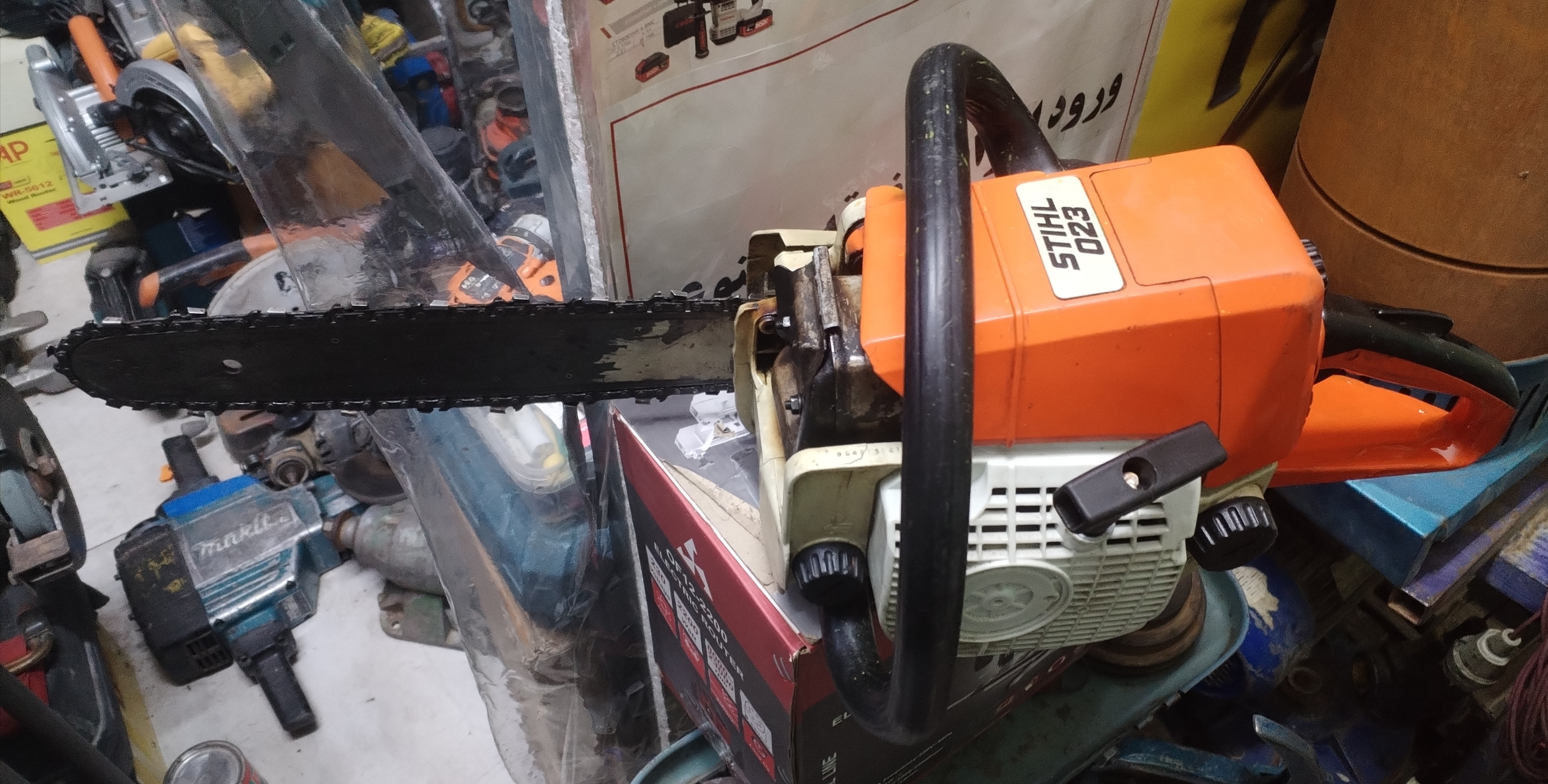 اره موتوری زنجیری بنزینی اشتیل آلمان اصلی مدل STIHL 230(023) استوک