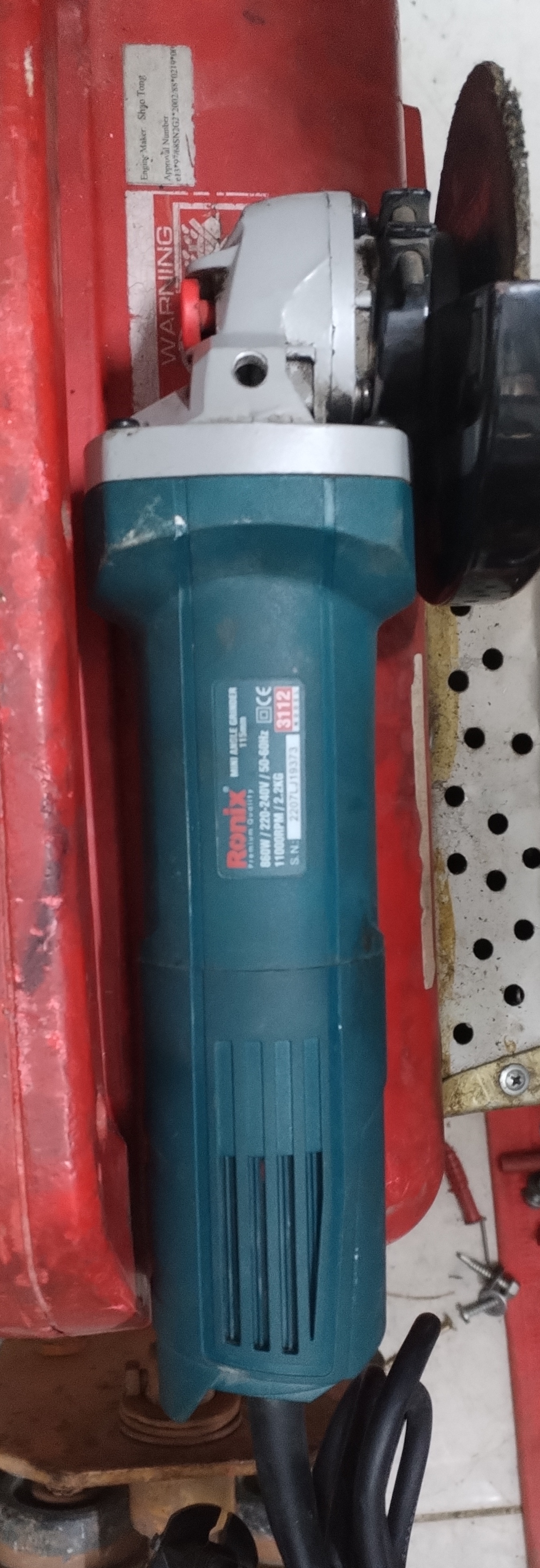 مینی فرز 860 وات  115 میلی متری رونیکس مدل RONIX 3112 در حد نو