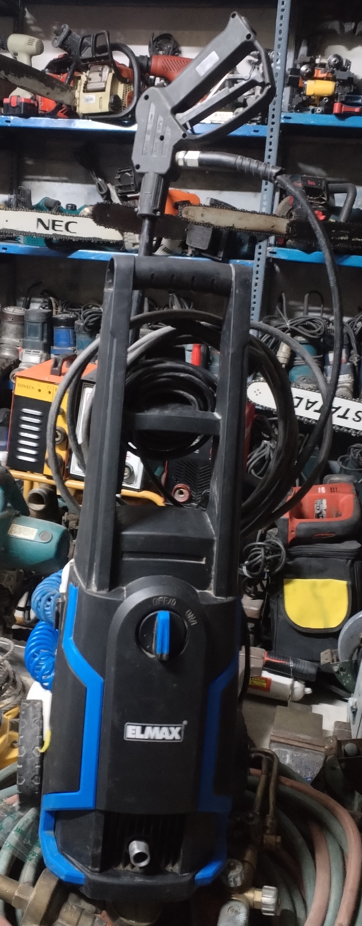 کارواش 1600 وات 135 بار کربن براش المکس مدل ELMAX H.P.W682 در حد نو