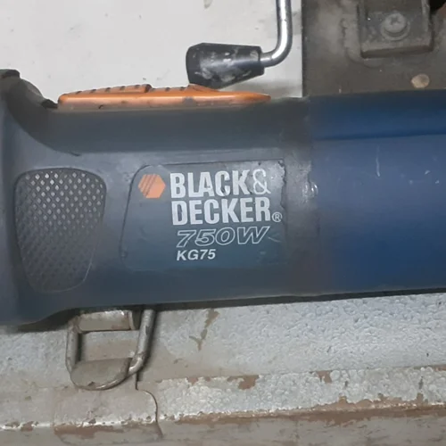 مینی فرز ۷۵۰ وات کلاچ دار بلک اند دکر انگلیس اصلی مدل Black&Decker KG75 استوک