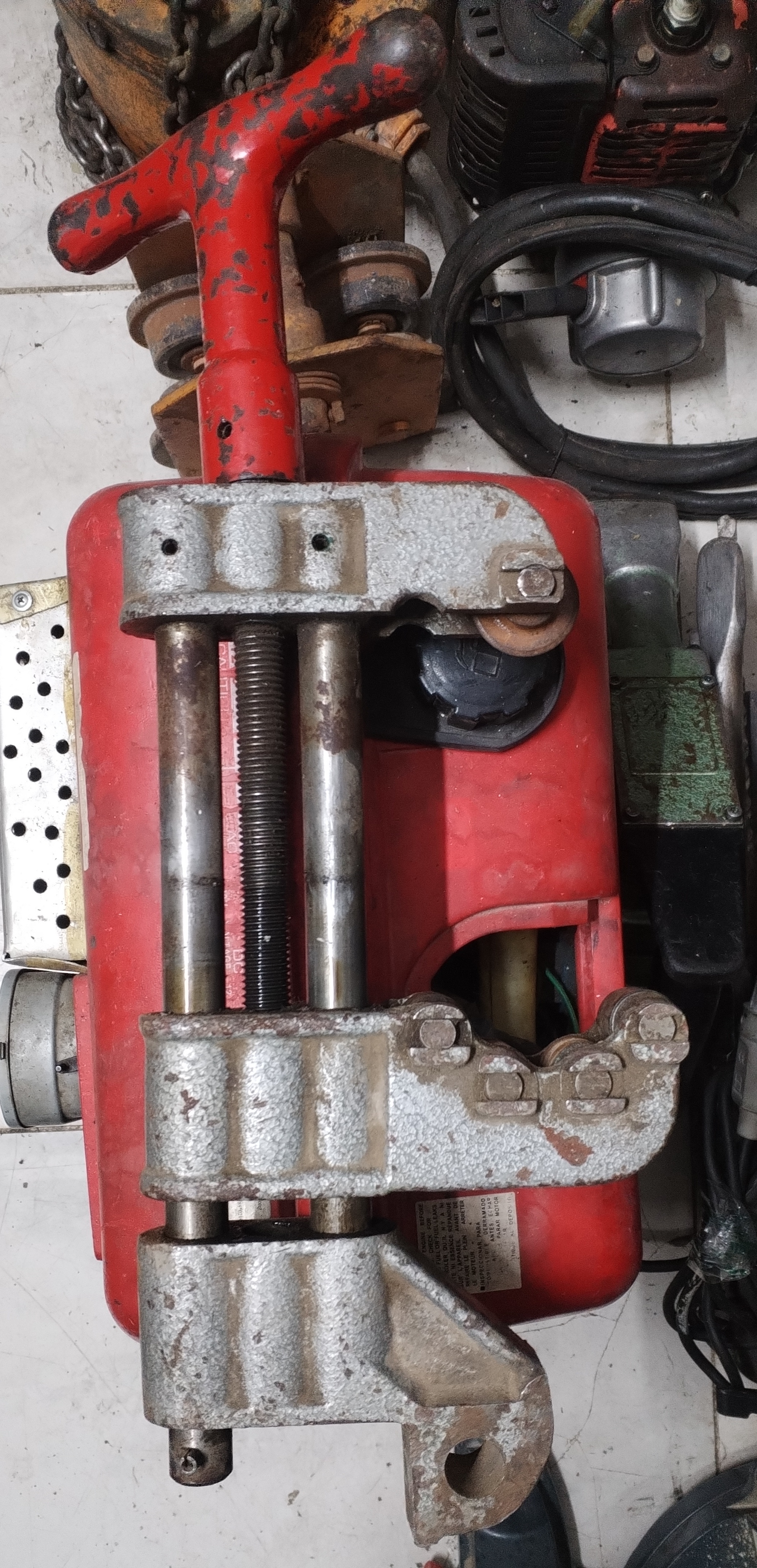 لوله بر "4 اینچ دوریل 4 غلطک روتنبرگر آلمان اصلی مدل ROTHENBERGER4 استوک