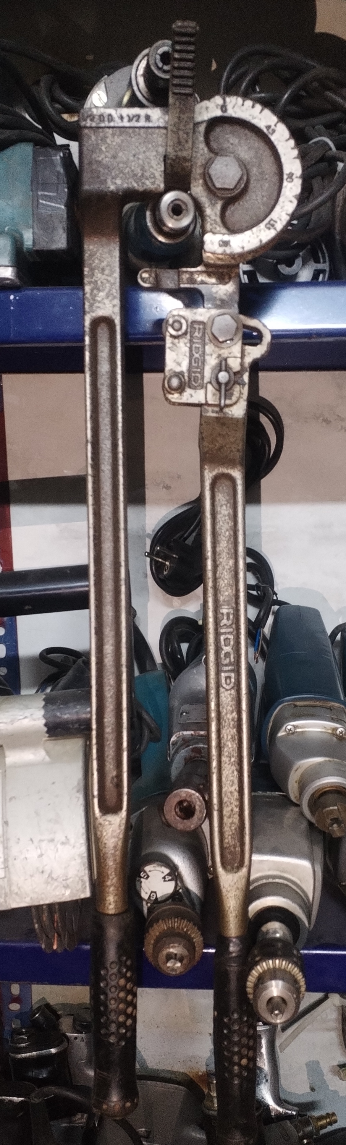 لوله خم کن اهرمی دو مرحله ای سایز 1/2 یا 12 میلی متر ریجید آمریکا اصلی مدل RIDGID 508 استوک