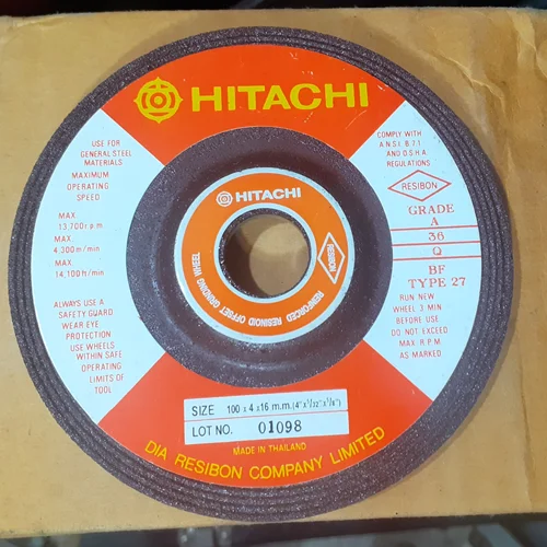 صفحه ساب ۴ میل مینی فرز هیتاچی تایلندی اصلی مدل HITACHI ۲۷  گرید A پک ۲۵ عددی