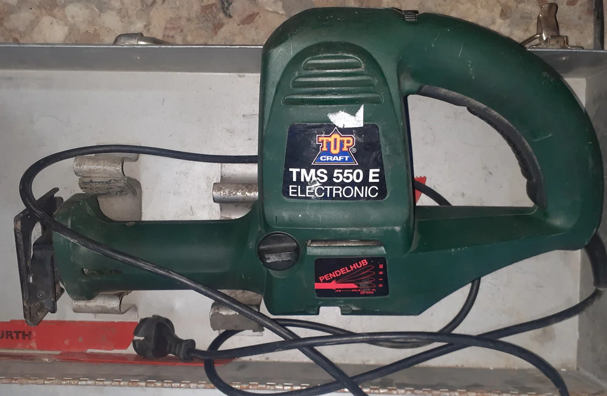 اره افقی بر تاپ کرفت آلمان اصلی مدل TOP CRAFT TMS550E استوک