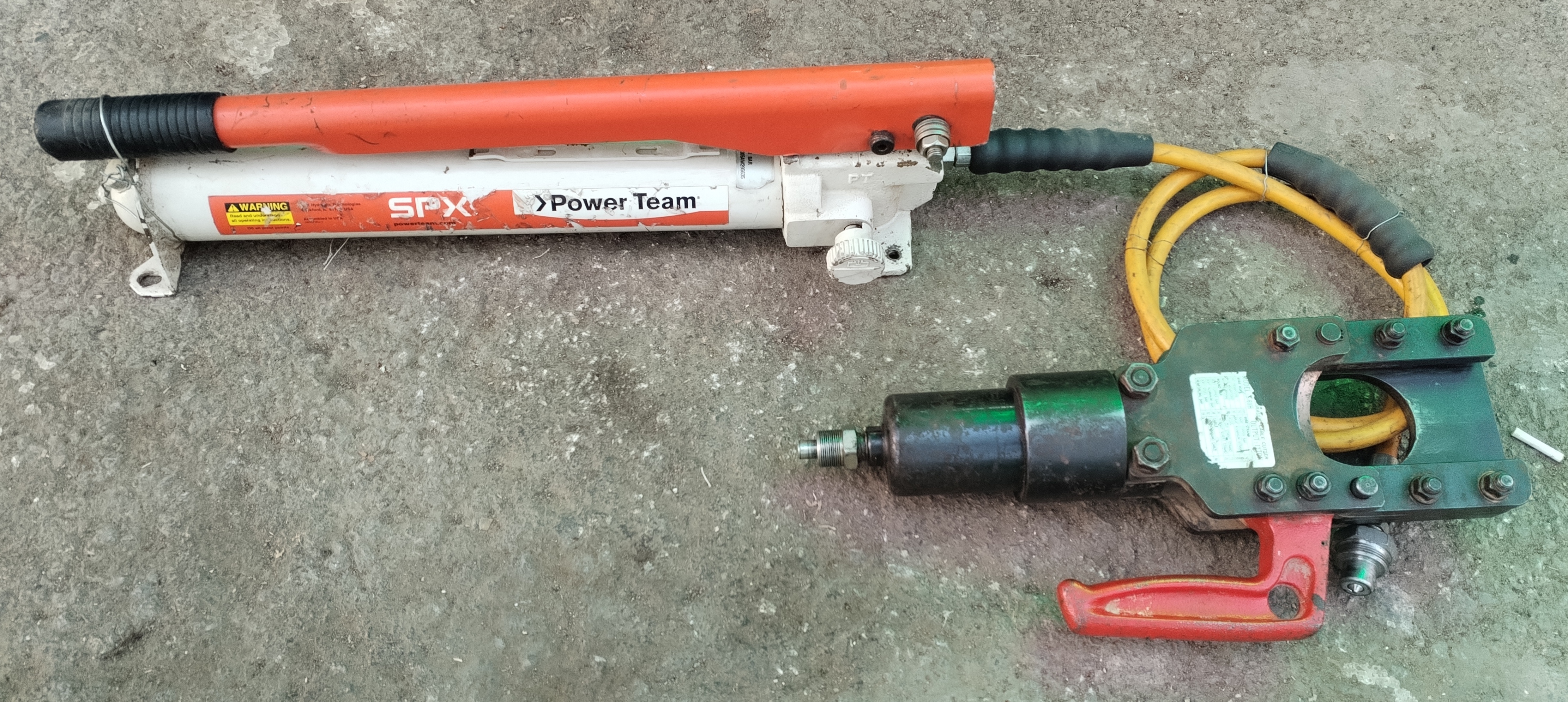 قیچی کابل بر هیدرولیک 12 تن 700 بار پاورتیم آمریکا اصلی مدل Power Team S-60H استوک