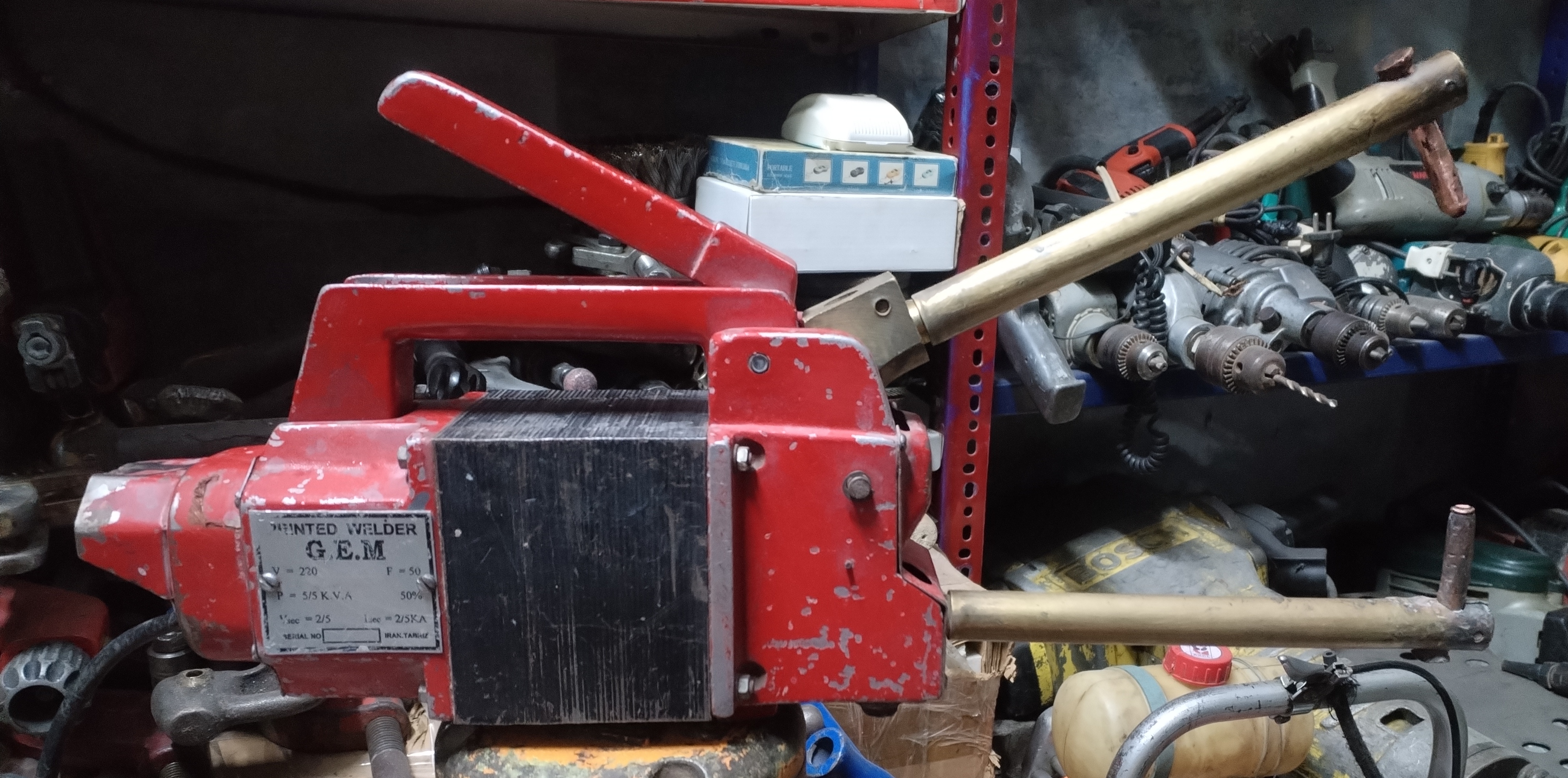 نقطه جوش دستی پرتابل تمام برنج G.E.M اصلی مدل IRANTABRIZ استوک